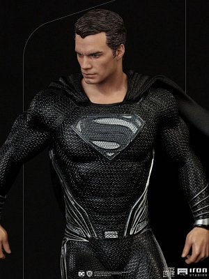 Zack Snyder\'s Justice League Art Scale Statue 1/10 Superman Black Suit 30 cm