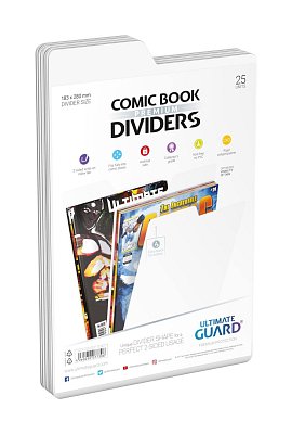 Ultimate Guard Premium Komiksová kniha Dividers White (25)