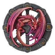 Anne Stokes Plaque Lammas Dragon 32 cm - Severely damaged packaging