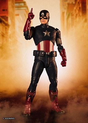 Avengers: Endgame S.H. Figuarts Action Figure Captain America Cap VS. Cap Edition 15 cm