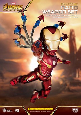 Avengers Infinity War Egg Attack Iron Man Nano Weapon Set