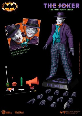 Batman 1989 Dynamic 8ction Heroes Action Figure 1/9 The Joker 21 cm