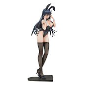 Ikomochi Original Character Statues 1/6 Black Bunny Aoi & White Bunny Natsume 30 - 31 cm