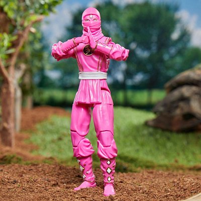 Mighty Morphin Power Rangers Kolekce blesků Akční figurka Ninja Pink Ranger 15 cm