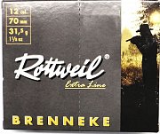 Náboj ROTTWEIL 12x70 Brenneke 31,5g 10 ks