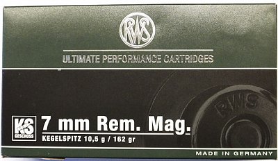 Náboj RWS 7mm Rem. Mag. KS 10,5g 20 ks