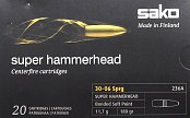 Náboj SAKO .30-06 Spr. Super Hammerhead 11,7g 20 ks