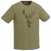 Triko PINEWOOD Red Deer 5038-713 olivové vel.  S