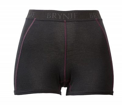 Dámské kalhotky BRYNJE CLASSIC WOOL BOXER-SHORTS black XL