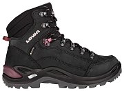 Dámské turistické boty LOWA RENEGADE GTX MID Ws black/prune UK 6,5