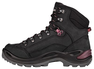 Dámské turistické boty LOWA RENEGADE GTX MID Ws black/prune UK 6,5