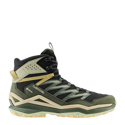 Lehké turistické boty LOWA MADDOX PRO GTX MID black/olive UK 8,5