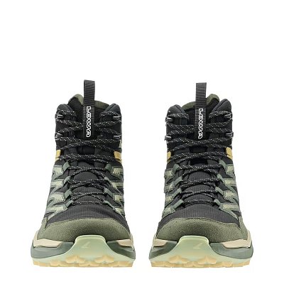 Lehké turistické boty LOWA MADDOX PRO GTX MID black/olive UK 8,5