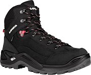 Pánské boty LOWA RENEGADE GTX MID black/ruby red UK 7,5