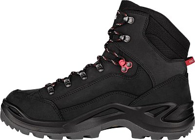 Pánské boty LOWA RENEGADE GTX MID black/ruby red UK 9