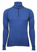 Rolák BRYNJE CLASSIC WOOL ZIP POLO blue sky  M