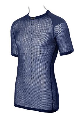Triko s krátkým rukávem BRYNJE SUPER THERMO T-SHIRT W/INLAY navy M