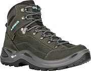 Dámské kotníčkové boty LOWA RENEGADE GTX MID Ws asphalt/turqoise UK 7,5