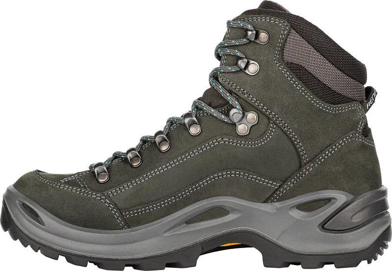 Dámské kotníčkové boty LOWA RENEGADE GTX MID Ws asphalt/turqoise UK 7,5