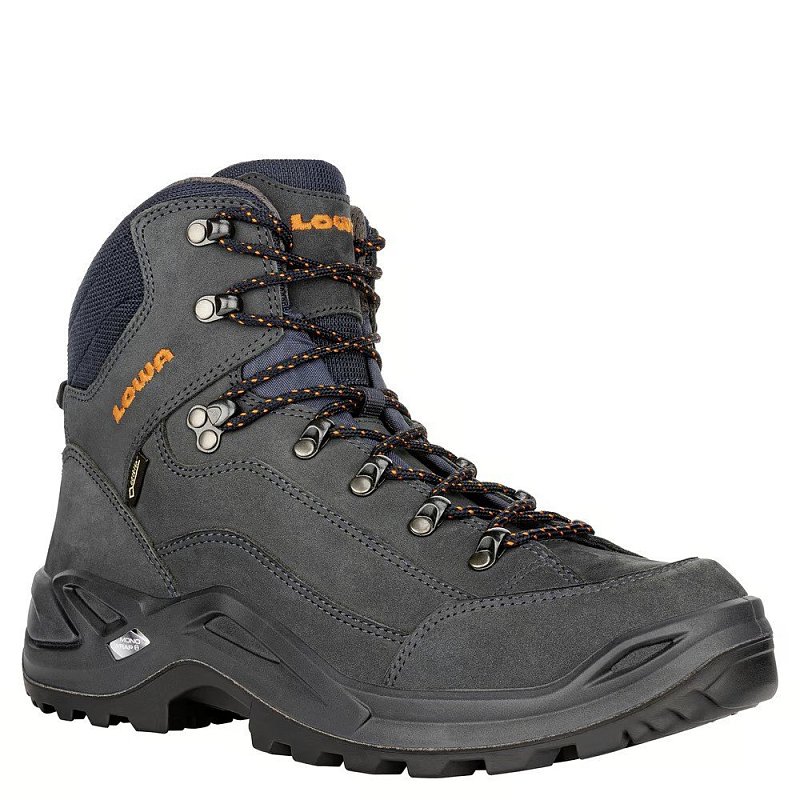 Pánské boty LOWA RENEGADE GTX MID navy/orange UK 10,5