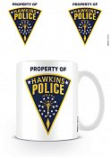 Stranger Things Mug Hawkins Police Badge