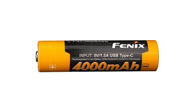 Baterie dobíjecí FENIX 18650 4000 mAh s USB-C