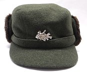 Čepice zimní loden,umělý kožich vel. 55