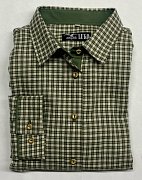 Dámská halenka LUKO DR zelená kostička 152 119 vel. 38