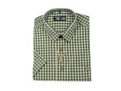 Košile LUKO 124118 kostkovaná s výšivkou KR vel.  41