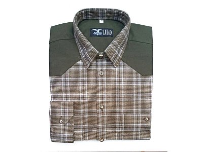 Košile LUKO 222204-2 flanel dlouhý rukáv vel.  49