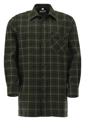 Košile ORBIS 400001-4343 flanel zelená kostka vel.  47/48