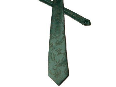 Kravata HEDVA myslivecká trofeje zelená (51402592)