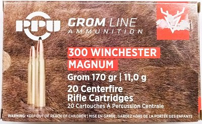 Náboj PRVI PARTIZAN .300 Win. Mag. GROM 11g 20 ks