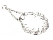 Obojek B&F polostahovací ostnáč 3,2mm x 60 cm stříbrný