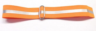 Reflexní páska na klobouk s reflexním pruhem oranžová