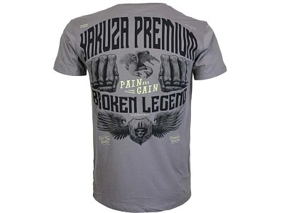 Triko YAKUZA PREMIUM 3906 Broken Legend Lilla Mat vel.  3XL