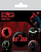 Batman Ansteck-Buttons 5er-Pack The Batman