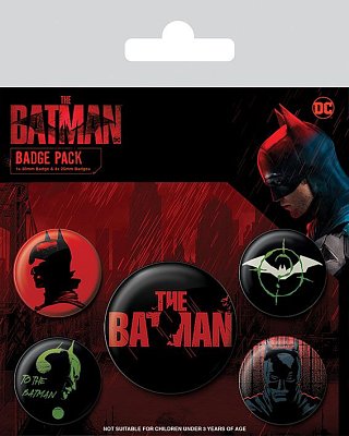Batman Ansteck-Buttons 5er-Pack The Batman