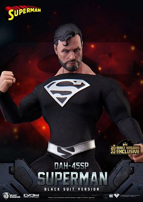 DC Comics Dynamic 8ction Heroes Actionfigur 1/9 Superman Black Suit 20 cm
