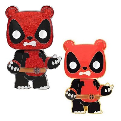Deadpool POP! Pin Ansteck-Pins Panda Deadpool 10 cm Sortiment (12)