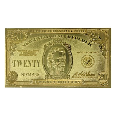 Fallout: New Vegas Replik New California Republik 20 Dollar Bill (vergoldet)