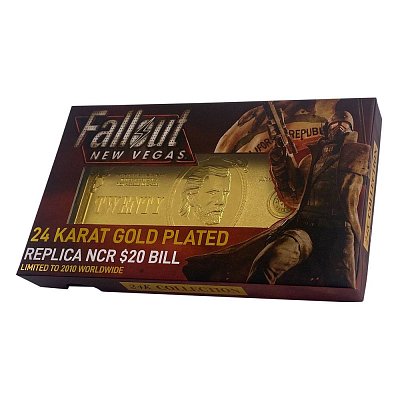 Fallout: New Vegas Replik New California Republik 20 Dollar Bill (vergoldet)