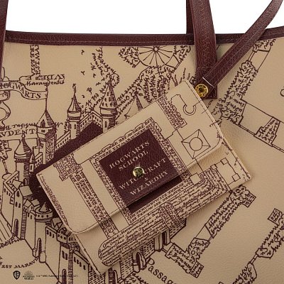 Harry Potter Tragetasche & Geldbeutel Marauder\'s Map
