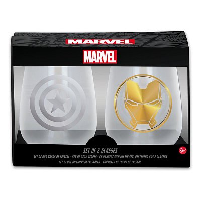 Marvel Avengers Crystal Gläser 2er-Packs Umkarton (6)