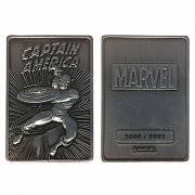 Marvel Metallbarren Captain America Limited Edition