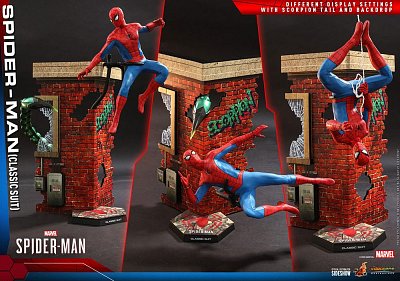 Marvel\'s Spider-Man Video Game Masterpiece Actionfigur 1/6 Spider-Man (Classic Suit) 30 cm