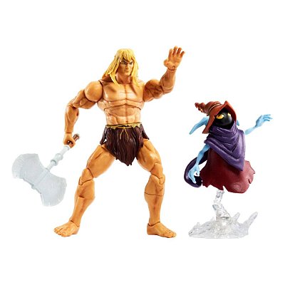 Masters of the Universe: Revelation Masterverse Actionfiguren 2022 Deluxe Savage He-Man & Orko 18 cm - Beschädigte Verpackung
