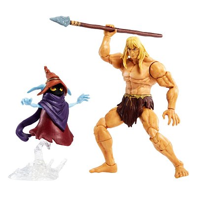 Masters of the Universe: Revelation Masterverse Actionfiguren 2022 Deluxe Savage He-Man & Orko 18 cm - Beschädigte Verpackung