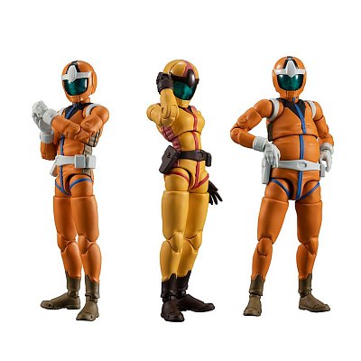 Mobile Suit Gundam G.M.G. Actionfiguren 3er-Pack Earth Federation Force 10 cm