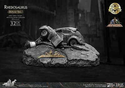Panik in New York Soft Vinyl Statue Ray Harryhausens Rhedosaurus Monotone Deluxe Ver. 32 cm